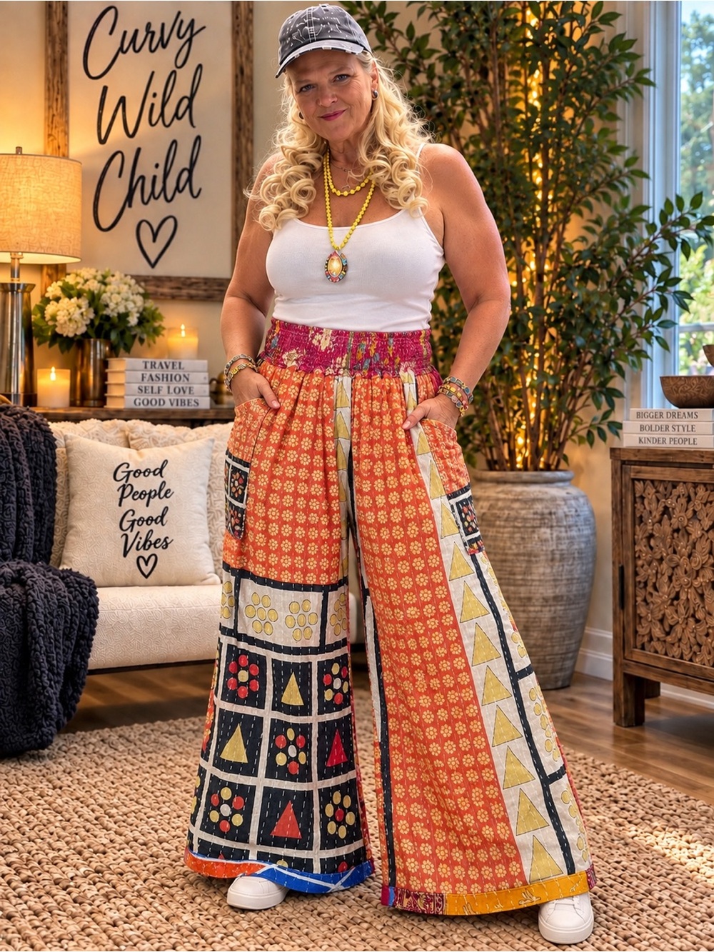 Kantha Pants CurvyWildChild
